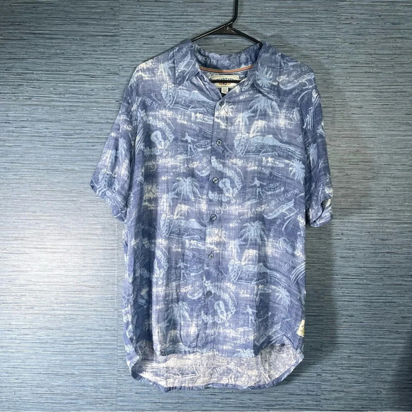 Margaritaville Other - Jimmy Buffet Margaritaville Men’s Hawaiian Short Sleeve Button Down Shirt Medium